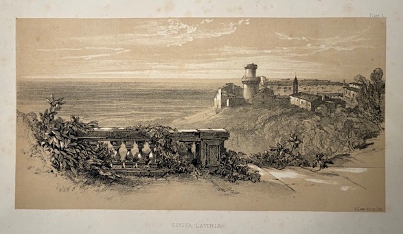 Lear Edward (1812-1888) Civita Lavinia (Lanuvio) 1846 Londra